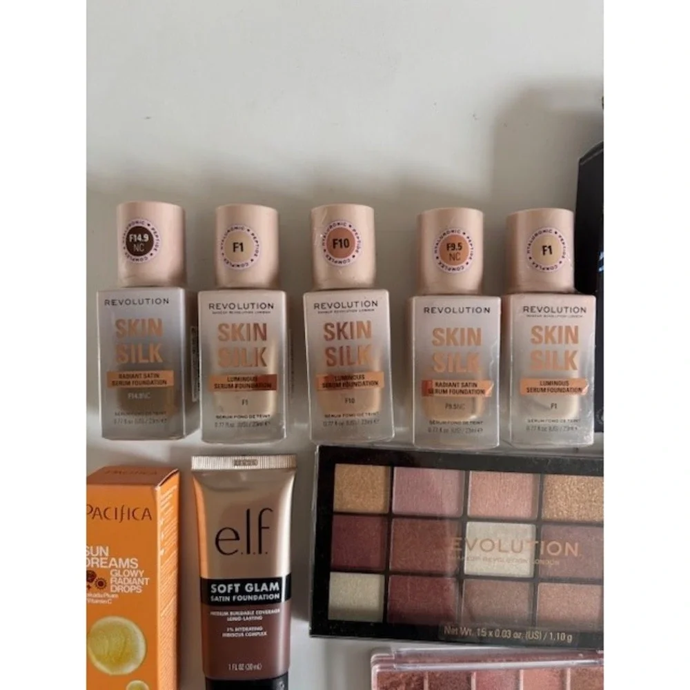Makeup Bundle: Gel Nails, CC Cream, Eye Shadow, Foundation etc‎